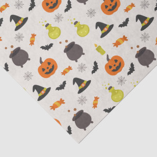 Papel de seda con patrón de Halloween lindo