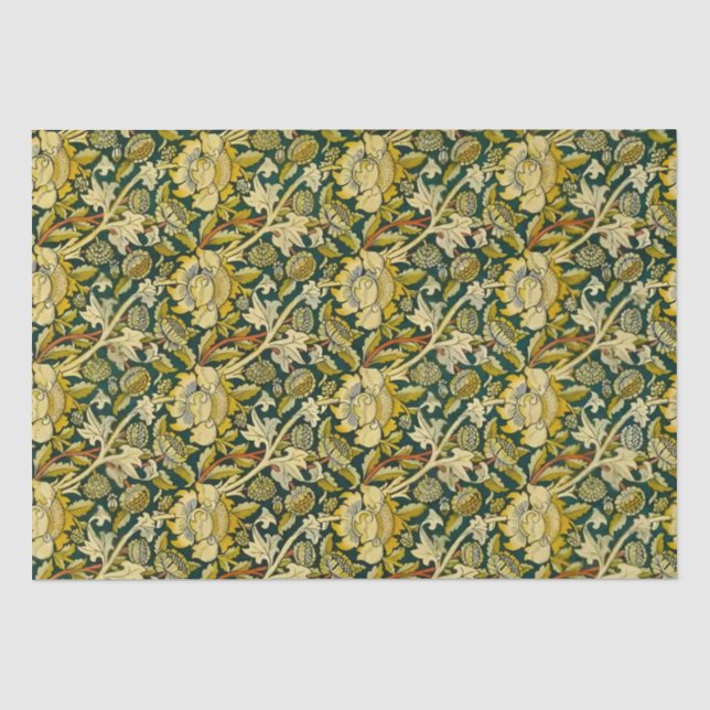 Papel de seda con patrón de William Morris (Anverso)