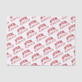 Papel de seda con patrón oficial del Polo Norte