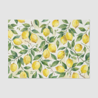 Papel de seda con tema de limón