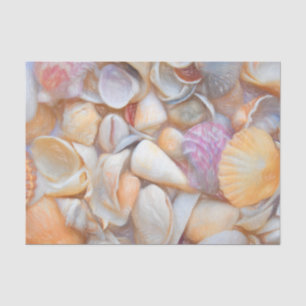 Papel De Seda Conchas de Mar Diseño de Arte de Decoupage de Play