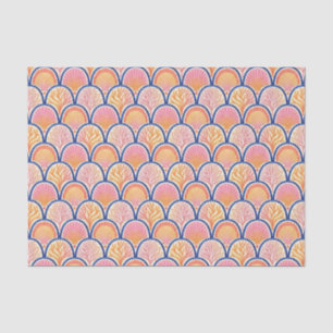 Papel De Seda Conchas Mediterráneas y Vieira de Algas Marinas