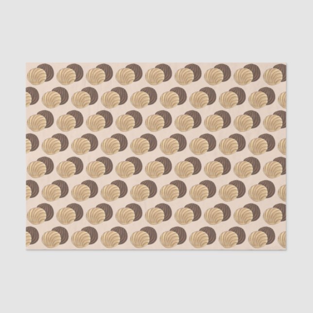 Papel De Seda Conchas Mexicanas Pan Dulce Sweet Bread Panadería (Anverso)