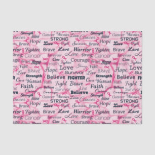 Papel De Seda Conciencia de sobrevivientes de cáncer de mama