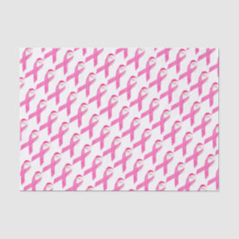 Papel De Seda Conciencia rosada del cáncer de pecho de la cinta