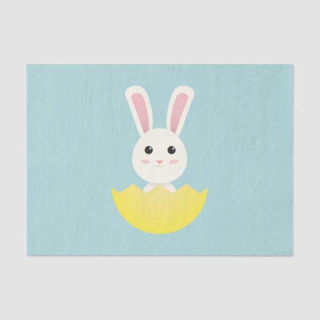 Papel De Seda Conejito de Pascua (Anverso)