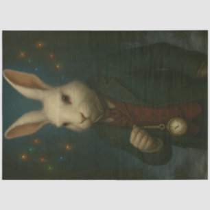 Papel De Seda Conejo Blanco Victoriano - Animal Fantástico Capri