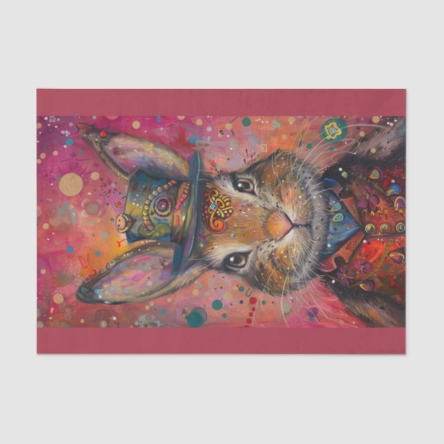 Papel De Seda Conejo Cute (Anverso)