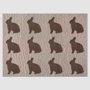 Papel De Seda Conejo de la Cuero-Mirada suave