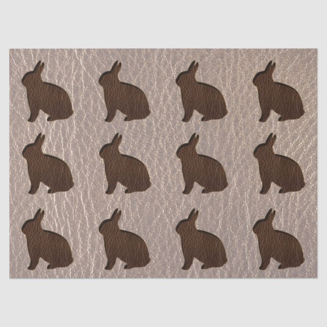 Papel De Seda Conejo de la Cuero-Mirada suave (Anverso)
