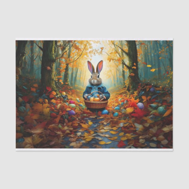 Papel De Seda Conejo de Pascua  (Anverso)