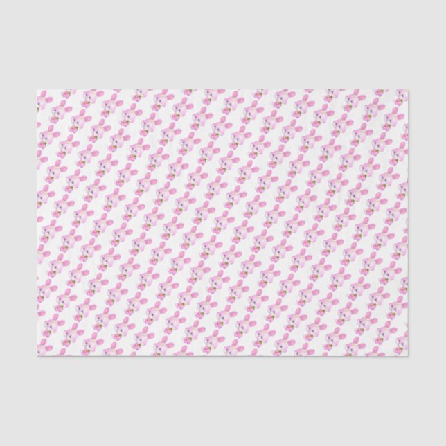 Papel De Seda Conejo de Pascua (Anverso)