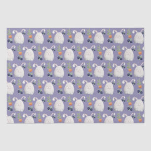 Papel De Seda Conejo de Pascua Patrón Acuarela Colorido