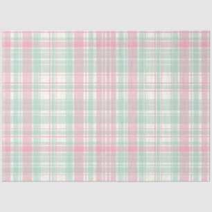 Papel De Seda Conejo de Pascua Serie Plaid Diseño #14