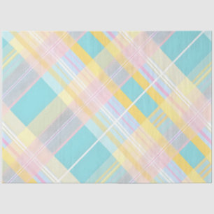 Papel De Seda Conejo de Pascua Serie Plaid Diseño #25