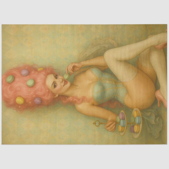 Papel De Seda Confection Daydream – Pastel Macaron Rococo (Anverso)