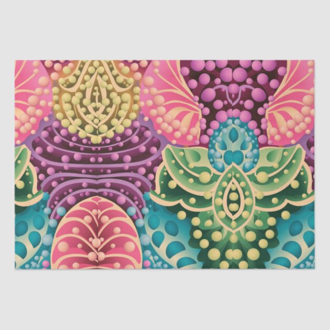 Papel De Seda Confetti Dreams o Pastel Fiesta (Anverso)