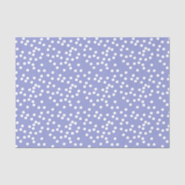 Papel De Seda Confetti morado y blanco/polkadots