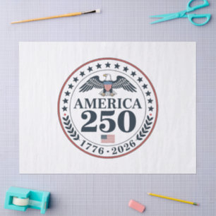 Papel De Seda Conmemorativo oficial del 250 aniversario de Estad