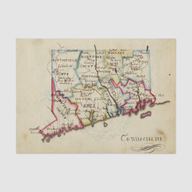 Papel De Seda Connecticut 11 (Anverso)