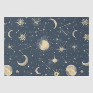 Papel De Seda Constelación celeste - Noche estrellada (3)