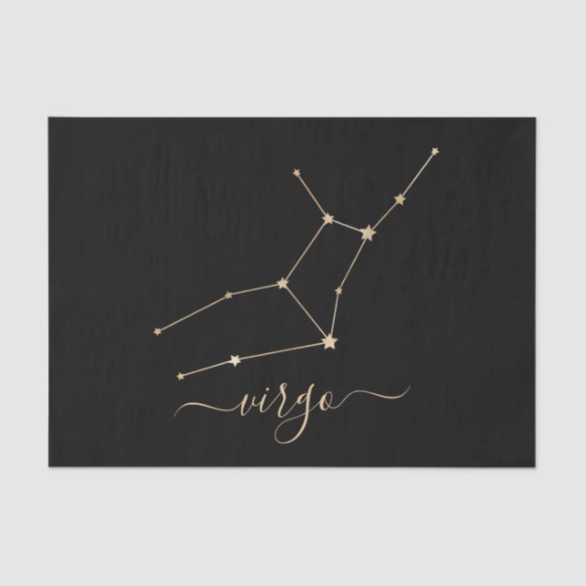 Papel De Seda Constelación de Virgo (Anverso)