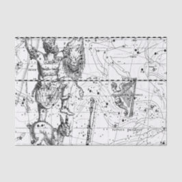 Papel De Seda Constelaciones de estrellas de época