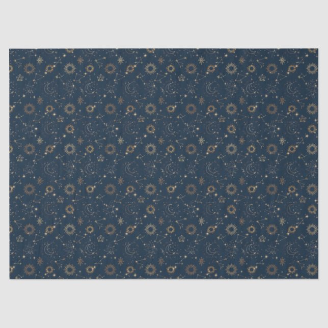Papel De Seda Constelaciones Nocturnas (Anverso)