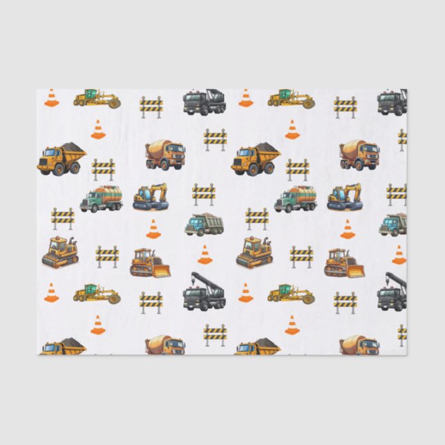 Papel De Seda Construction machinery  (Anverso)