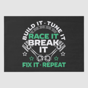 Papel De Seda Construir Tune It Race It Break It Fije It Repetir