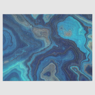 Papel De Seda “Contornos Pelágicos” – Un paisaje marino abstract