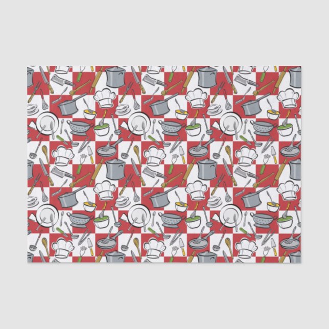 Papel De Seda Control de las herramientas de la cocina (Anverso)