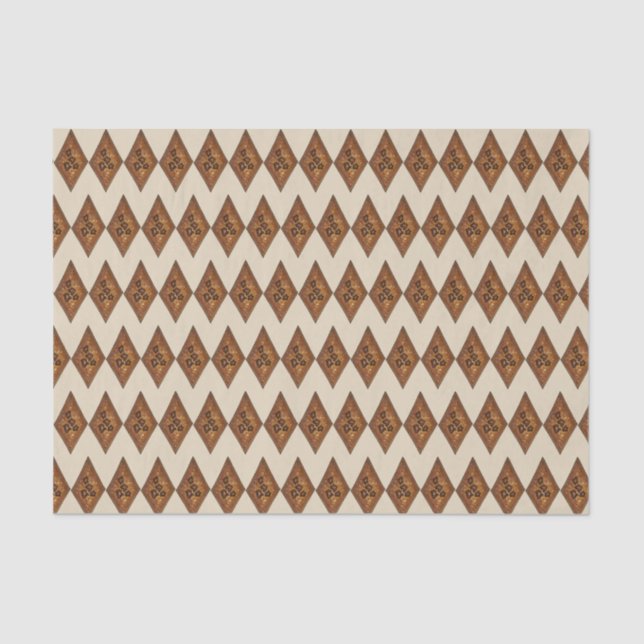 Papel De Seda Cookie de Navidades de estaño de canela de verano (Anverso)