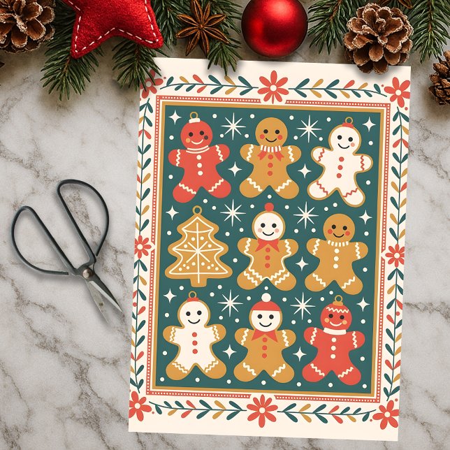 Papel De Seda Cookie y árbol encantados Navidades de pan de jeng (Subido por el creador)