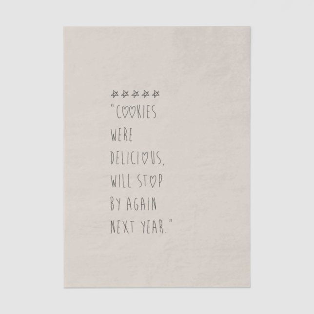 Papel De Seda Cookies were delicious (Anverso)