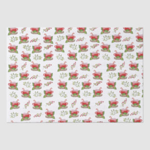 Papel De Seda Copa de Navidades acuarelas con malvavisco