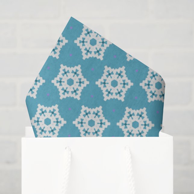 Papel De Seda Copo de nieve (Bolsa de regalo)
