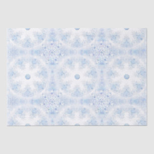Papel De Seda Copo de nieve azul