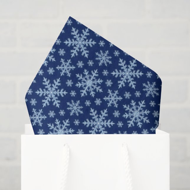 Papel De Seda Copo de Nieve Clásico (Bolsa de regalo)