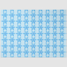 Copo de nieve de invierno azul