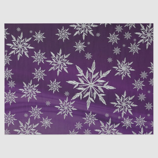 Papel De Seda Copos de nieve (Anverso)