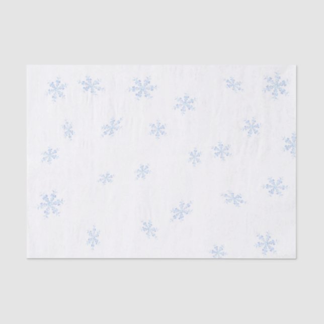 Papel De Seda Copos de nieve (Anverso)