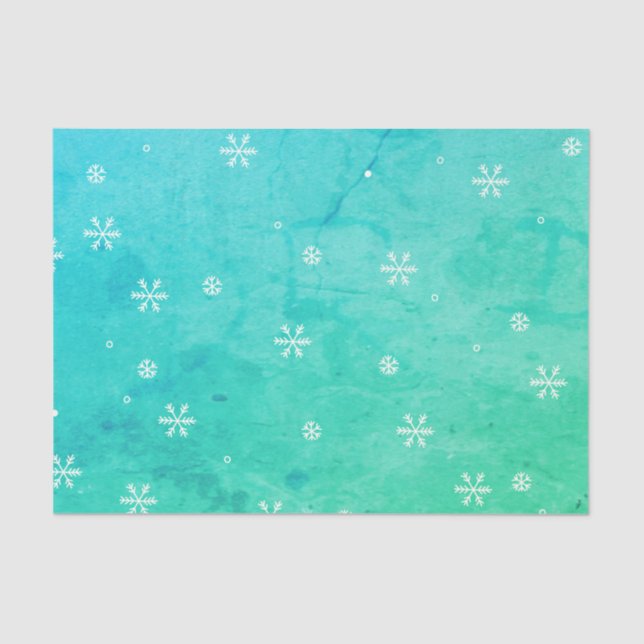 Papel De Seda Copos de nieve (Anverso)