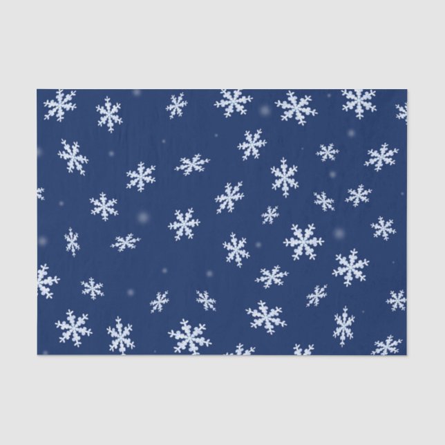 Papel De Seda Copos de nieve (Anverso)