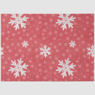 Papel De Seda Copos de nieve en la invitación a los Navidades