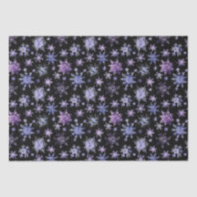 Copos de nieve moreno negro