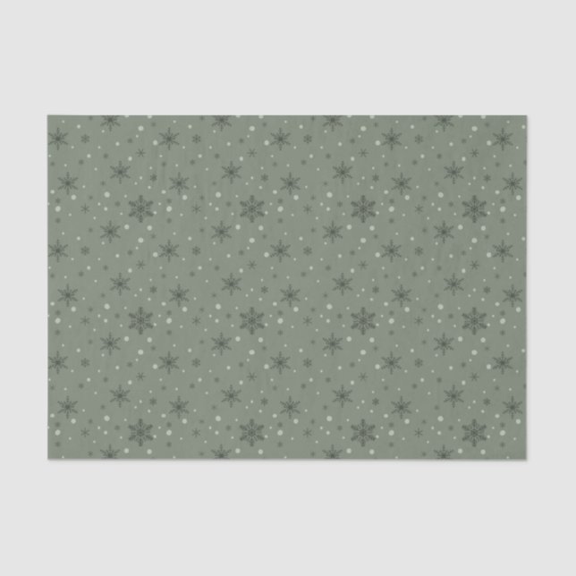 Papel De Seda Copper Bells Snowflakes (Anverso)
