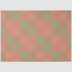 Papel De Seda Copper Plaid