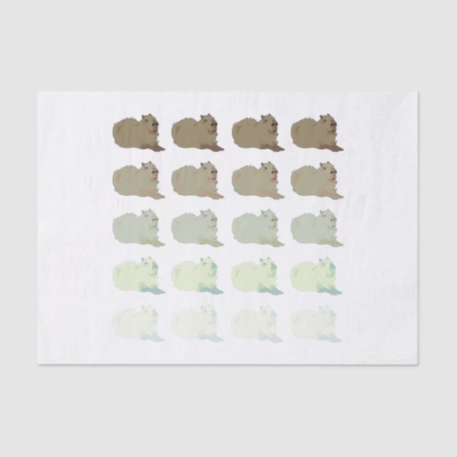 Papel De Seda Copybara Capybara (Anverso)