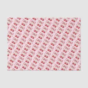 Papel De Seda Coqueta Roja Rosa Femenina Cereza